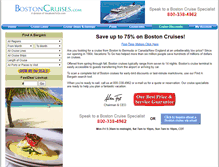 Tablet Screenshot of bostoncruises.com